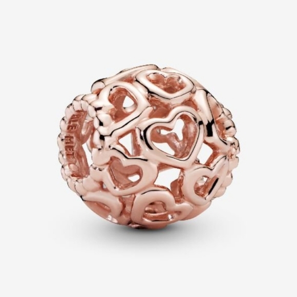 Authentic Pandora Hearts All Over Charm - Picture 1 of 3